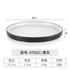 Plato Largo Estilo Japonés de Melamina Plato para Sushi Vajilla para Restaurante de Barbacoa Coreana Plato Plano Rectangular para Hot Pot Barbacoa