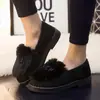 Explosiones Mao Mao Mao Zapatos de Invierno para Mujer 2021 Nuevo de Invierno Zapatos de Algodón de Terciopelo Zapatos sin Cordones de Guisante para Mujeres Embarazadas Combinan con Todo