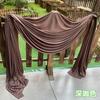 Telón de Fondo para Escenario de Boda Decoración de Techo Cortinas de Seda de Leche Montaje de Escena con Buen Efecto de Caída Tela al por Mayor Boda Estilo Coreano