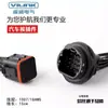 Conector de Arnés de Cableado Automotriz 4-25 Pines Macho y Hembra 132025-005 Enchufe con Cable 132016-001