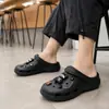 Tendência Promoção Quente Sapatos Masculinos tipo Crocs com Furos Casuais Versáteis Solado Grosso Resistente ao Desgaste Respiráveis Antiodor Antiderrapantes Alta Qualidade Confortáveis