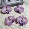 Orquídea Mariposa Flor Cabeza Impresa en 3D Materiales Florales DIY Recuerdos de Boda Caja de Dulces Decoración para Zapatos Traje de Baño Flores
