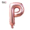 Globos de Papel de Aluminio de 16 Pulgadas, Números Dorados Rosados 0-9, Letras A-Z, Globos para Fiesta de Cumpleaños, Suministros, Decoración, Arreglo