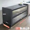 Estante de Almacenamiento para Cocina, Gabinete Lateral de Almacenamiento para Comedor de Pizarra de Pie, Banco de Trabajo Multifuncional, Gabinete de Almacenamiento Integrado Montado en la Pared