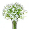 Mini flores de gypsophila artificiales, 13 o 19 tallos, estilo de goma suave, decoración fresca para bodas, ramo de novia, flores artificiales