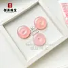 Colgante Hebilla de Paz de Ágata Multicolor Jadeíta Hebilla de Paz de Ágata Blanca Jadeíta Colgante de Jadeíta Joyería DIY