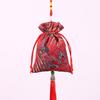 Bolsa de Seda Brocada para Sachet del Festival del Bote del Dragón Bolsillo con Cordón Wen Jugar Pulsera de Cuentas de Buda Bolsa de Embalaje de Joyería Bolsa de Almacenamiento con Cordón Bolsa de Seda Brocada