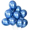 Balões de Aniversário Amazon 10 polegadas Conjunto de Balões de Cor Sólida Balões para Decoração de Feriado Balões Metálicos Foscos Maca