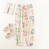 Calças de pijama de seda de algodão Calças Shrink Femininas Verão Novo Tamanho Grande Soltas Grávidas Calças Externas com Lanterna de Bolso Shrink Calças