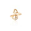 Anillo Simple de Pata de Perro de Venta Caliente de Aliexpress Anillo Abierto Creativo de Corazón Hueco Anillo de Cola para Mujeres Al por Mayor Lindo Mascota