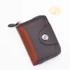 Carteira Masculina Exclusiva de Couro PU de Alta Qualidade Estilo Sanfona Porta-Cartões Bolsa Multifuncional para Moedas Clutch Transfronteiriça em Estoque