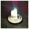 Accesorios para velas electrónicas Luz nocturna Flor de fibra óptica Linterna de árbol de Navidad Base de vela Accesorios de movimiento