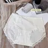Pacote com 5 Calcinhas Femininas de Renda, Cintura Média-Alta, Modal Macio, Confortável, Respirável, Algodão na Virilha, que Moldam o Quadril