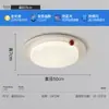 Lâmpada de Quarto de Vento Usada Espectro Completo Proteção para os Olhos Sala de Estudo Quarto Principal Iluminação de Ambiente Design de Onda d'Água Luminária de Teto
