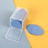 Removedor de Esmalte de Uñas con Forma de Corazón de Colores Caja de Algodón Pegamento para Uñas Toalla Removedora de Esmalte que No Deja Pelusa Hoja de Algodón Exfoliante Producto para Manicura Ahorro de Agua
