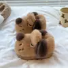 Pantuflas de Algodón para Niñas, Estilo Nuevo, Cálidas y Engrosadas para el Hogar Interior, Tacto Suave, Pantuflas de Algodón de Felpa con Dibujos de Cachorros, Niños Grandes