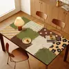 Mantel de mesa de comedor de dibujos animados, impermeable, a prueba de aceite, aislante térmico, antiquemaduras, PVC, modelo nuevo 2026, lujo ligero, mantel de mesa de centro de alta gama