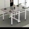 Mesa plegable madera maciza ultradelgada para el hogar apartamento pequeño sin instalación mesa de comedor simple extensible móvil mesa de comedor multifuncional