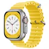 Adequado para Pulseira Apple Watch S10 Pulseira de Silicone Geração 1-9 Seultra Estilo Oficial Oceano Pulseira Onda