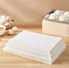 Fabricante de Papel para Cozinhar no Vapor Atacado, Papel Tapete para Cozinhar no Vapor em Forma de Arco com Cantos Arredondados, Papel Resistente a Altas Temperaturas, Antiaderente dos Dois Lados, Fundo Quadrado