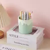 Caixa de Armazenamento para Pincéis de Maquiagem, Porta-Canetas Sorvete, Aparência Sofisticada, Moderno, Grande Capacidade, Papelaria para Mesa de Casa, Estudante, Escritório