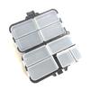 Caja de Accesorios de Pesca de Doble Cara Caja Pequeña para Señuelos Caja de Almacenamiento para Anzuelos de Pesca Caja de Almacenamiento para Anzuelos con Cabeza de Plomo Caja de Herramientas Removible