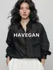 Camisa Yujian HAVEGAN/Verano de manga larga 100% lino para mujer, camisa casual con protección solar para aire acondicionado, top delgado estilo old money