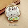 Pendente de Fantasia de Pelúcia Desenho Animado Animal Maluco Boneca Fofa para Bolsa Decoração Estudante Brinquedo da Moda Atacado