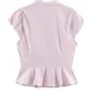 Moda europea y americana transfronteriza AliExpress artículo de venta caliente camisa a rayas de moda con cinturón de empalme