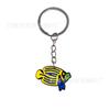 Chaveiro Peixe-palhaço Desenho Animado Pvc Borracha Macia Chaveiro 3D Criativo Pequeno Presente Lembrança Chaveiro de Carro