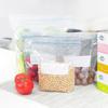Bolsa Sellada de Doble Costilla de Grado Alimenticio para Almacenamiento en Refrigerador, Bolsa Autosellable para Alimentos a Prueba de Humedad con Cierre Ziploc