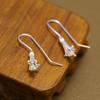 Aretes de Flor Estéreo de Plata Esterlina S925 para Mujer Aretes de Pétalos Retro Super Hada Elegantes 2023 Nuevos Aretes de Nicho de Moda