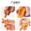 Clavo para Tienda de Campaña y Montañismo al Aire Libre Clavo de Plástico para Toldos a Prueba de Viento Clavo de Rosca para Suelo de Camping Clavo de Ángulo de Oveja 28cm