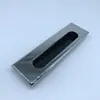 Manija LS523 de aleación de zinc cromado, manija oculta empotrada, manija para puerta de gabinete