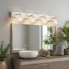 Espelho Farol Armário de Espelho para Banheiro Luz Estilo Nórdico Simples Moderno Europeu Luz para Maquiagem Criativa Banheiro Toilette Luz de Parede para Banheiro Luz de Espelho