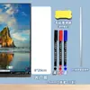Pizarra magnética borrable para el lateral de la pantalla del ordenador, tablero de notas con clip para el lateral del monitor