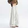 Pantalones Anchos Sueltos de Talla Extra para Hombre en Primavera y Verano con Diseño Estructural Pantalones Casuales Rectos para Personas Altas y Pantalones Deportivos Extensos