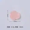 Nuevo Estilo Fresco Rosa Mate Hecho a Mano DIY Pegamento de Crema Resina Accesorios Pequeños Pasador Joyería Material Kit Venta al por Mayor