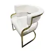 Silla de comedor lujo ligero gama alta negociación recepción silla de té salón de uñas salón de belleza silla oficina de ventas de mahjong silla de sofá silla de maquillaje