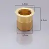 Instalación de grifo de agua caliente y fría, extensión de pie fijo, tubo de tornillo de 32, lavabo de cocina de cobre de acero inoxidable, extensión de un solo orificio, pie alto