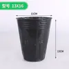 Taza de Nutrientes Taza para Plántulas Bolsa Negra Desechable para Nutrientes Bolsa para Plántulas Tamaño Grande Siembra Plantación Maceta de Plástico para Plántulas Maceta de Nutrientes