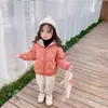 Chaqueta de plumas para niños 2024 Otoño e Invierno Nuevo Estilo para Niños y Niñas Bebé Pequeño y Mediano Ropa de Abrigo de Algodón para Niños Exportación Terciopelo Cálido Ropa de Abrigo de Algodón