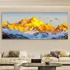 Rizhao Golden Mountain Porcelana de Cristal Pintura Decorativa Pared de Fondo de Sofá de Sala de Estar Soporte de Montaña Pintura Colgante Proyecto de Hotel B&B Venta al por Mayor Individual