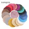 Nuevo gorra base redonda de 15 cm arrastre hecho a mano DIY accesorios para la cabeza sombrero base sombrero de paja adornos sombrero desnudo suministro de comercio exterior