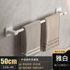 Toallero de baño con ventosa sin agujeros para montaje en pared, de aluminio, para almacenamiento de inodoros, barra de toalla de un solo poste