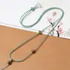 Corda de Colar de Ágata Ajustável Simples Cordão para Pingente Pedra de Jade Esmeralda Âmbar Fio de Jade Corda para Pendurar Pingente Unissex