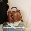 Bolso de Mano Retro Pequeño de Moda Transfronterizo Más Vendido de Este Año para Mujer, Nuevo Modelo 2026, Bolso Cubo Elegante y Versátil de Gran Capacidad
