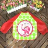 Comercio exterior abrigo infantil anti-vestir completamente impermeable bebé bebé EVA desechable ropa de arroz delantal babero ropa para pintar