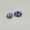 Corindón de fusión a la llama 45# piedra preciosa que cambia de color forma de huevo forma de pera cuadrado grueso cuadrado regular alexandrita sintética piedra suelta