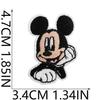 Xiao Tian Cartoon Mouse Bordado Pano Adesivo Roupas Infantis Vestir-se Pato Bonito Bordado Patch Computador Bordado Adesivo